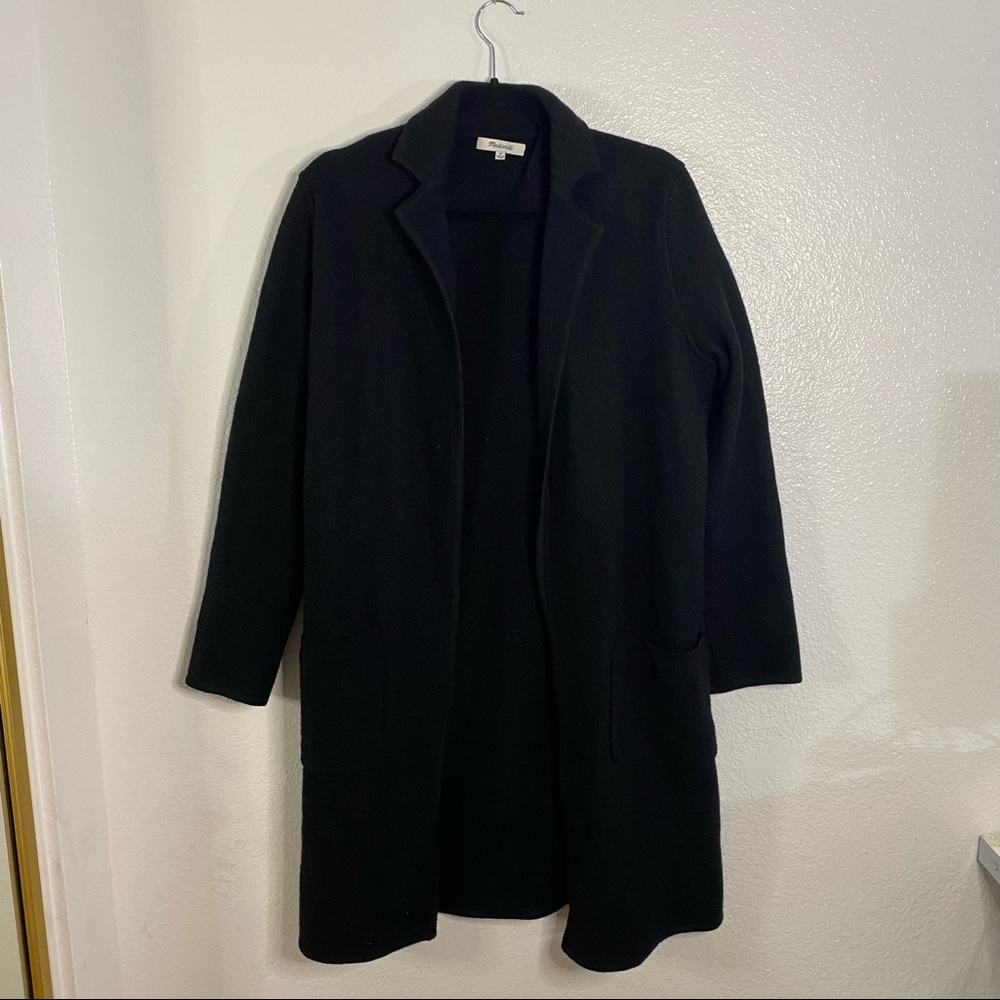 Black Madewell Wool Coat